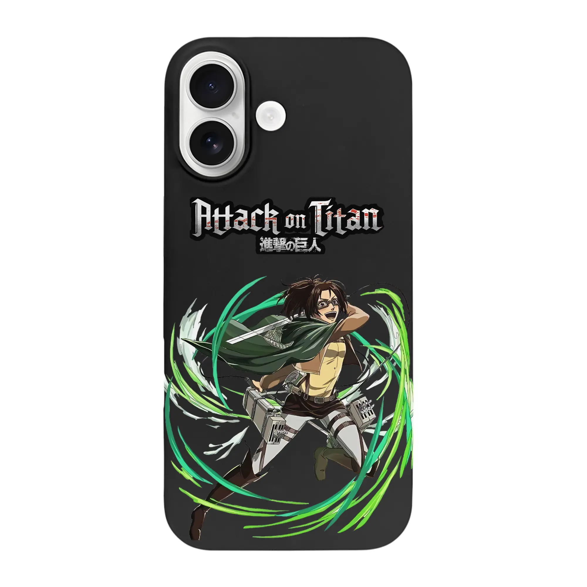 進撃の巨人 グッズ ハンジ・ゾエ - iPhone 17 シリーズ シリコンケース 薄型 耐衝撃 指紋防止 ソフトタッチカバー 精密フィット 傷防止 保護ケース iPhone 17/17 Air/17 Pro/17 Pro Max 対応